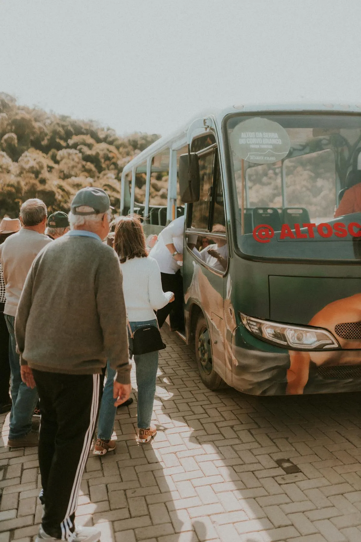 Un minibús para transporte de grupos en Costa Rica